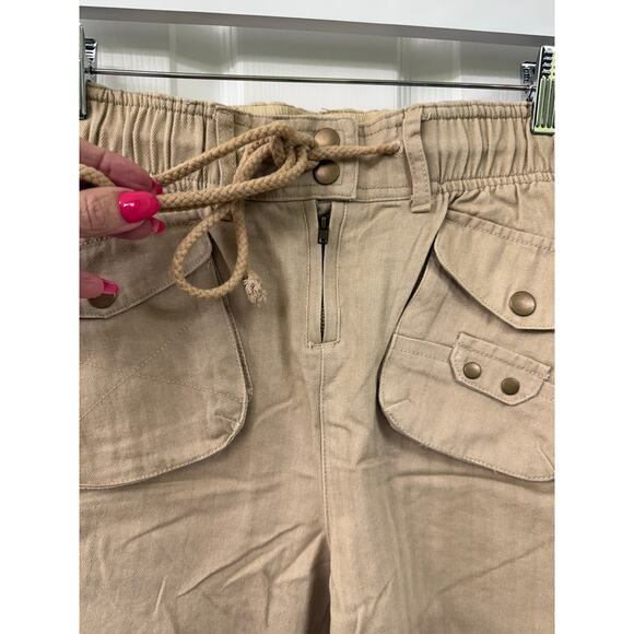 Blue velvet Berlin NWT Small Cargo jogger Beige Khaki 100% Cotton - Picture 8 of 14